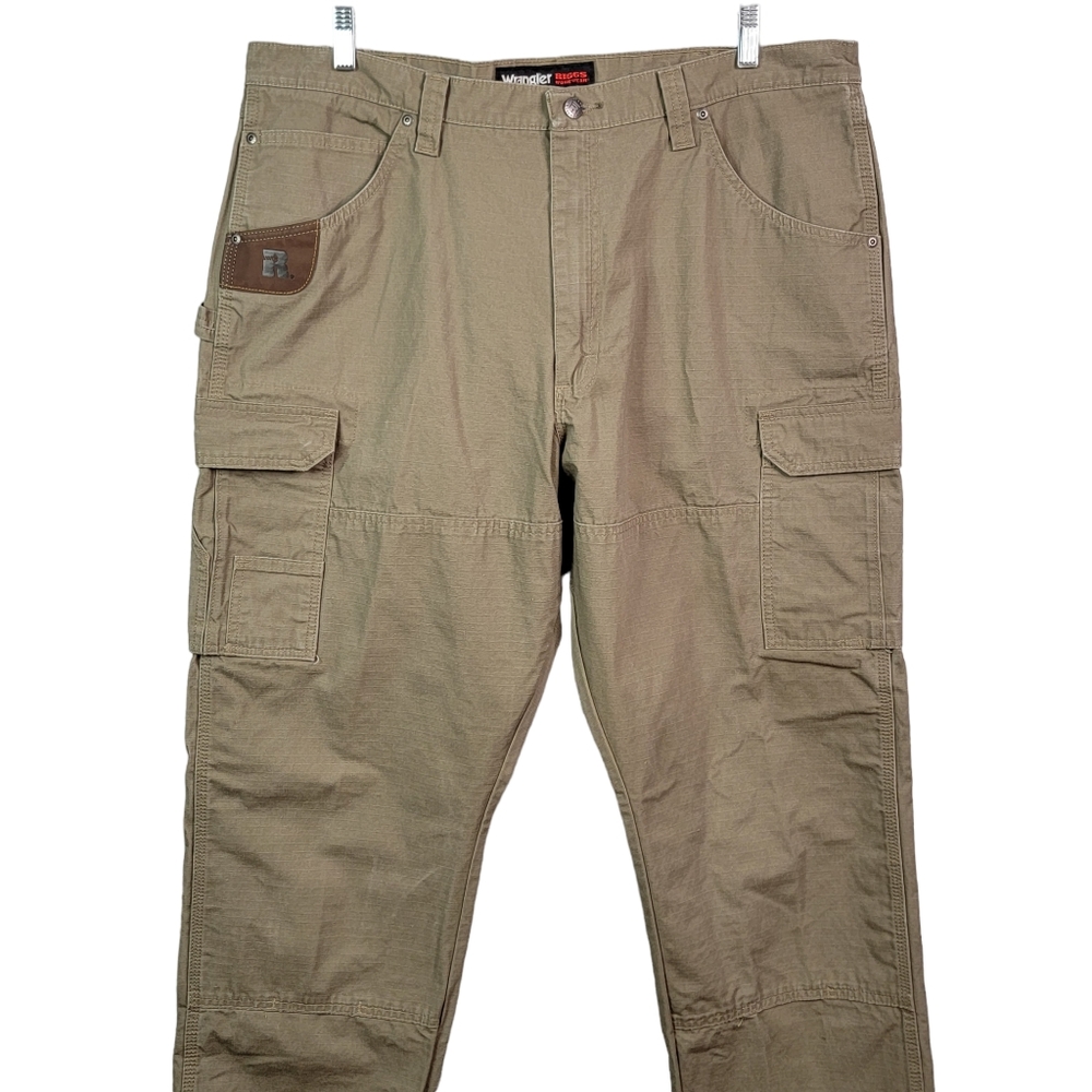 Wrangler Riggs Workwear Ripstop Heavy Duty Ranger Job Work Pants Men's 40x32 - Picture 3 of 16